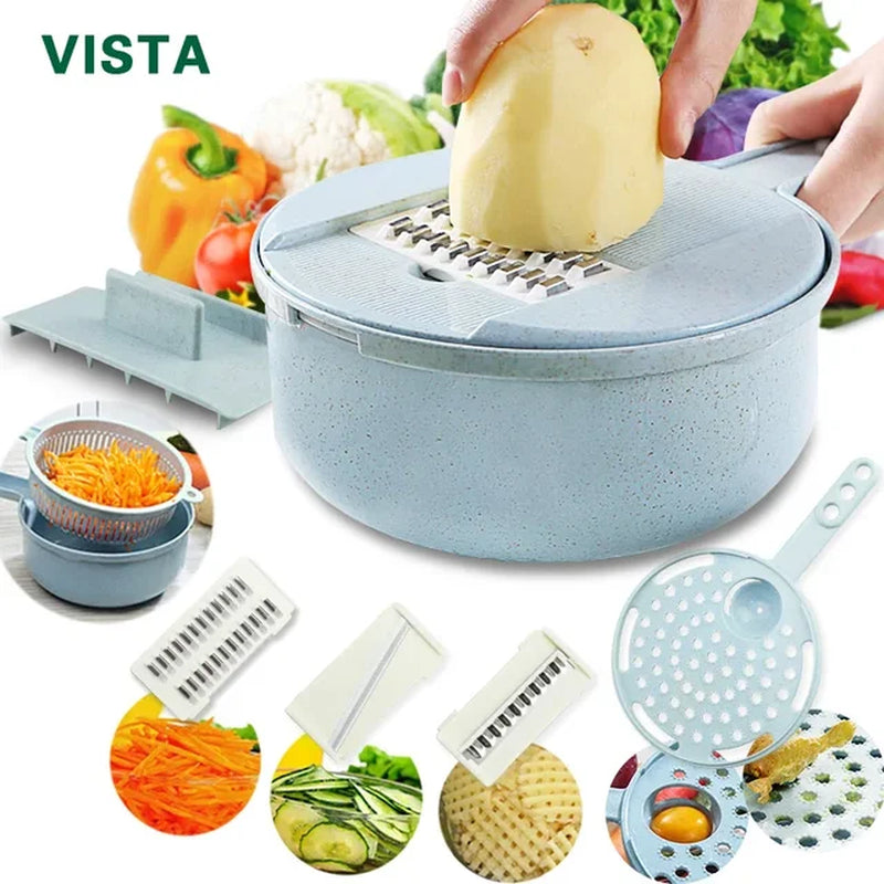 Vegetable Chopper Multifunctional Grater Cutter Kitchen Accessories Manual Fruit Slicer Potatos Shredders Cheese Onions Slicers